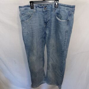 T K Axel Men’s Bootcut Jeans Size 36x32 Blue Streetwear Distressed
